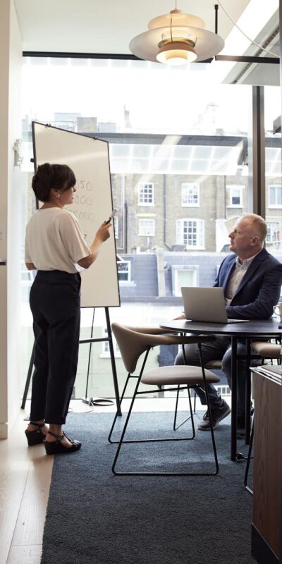 Woman Giving A Presentation